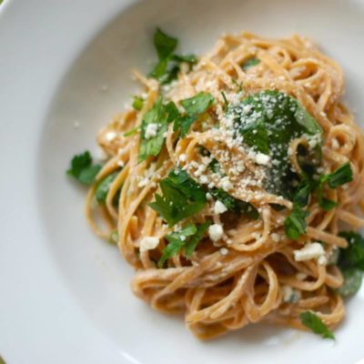 Sun Dried Tomato Dill Linguine Recipe - Pinch of Yum