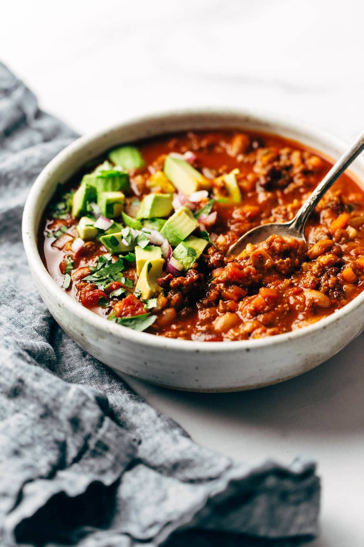 The Best Easy One Pot Beef Chili with Beans Recipe - Mindy's Cooking  Obsession