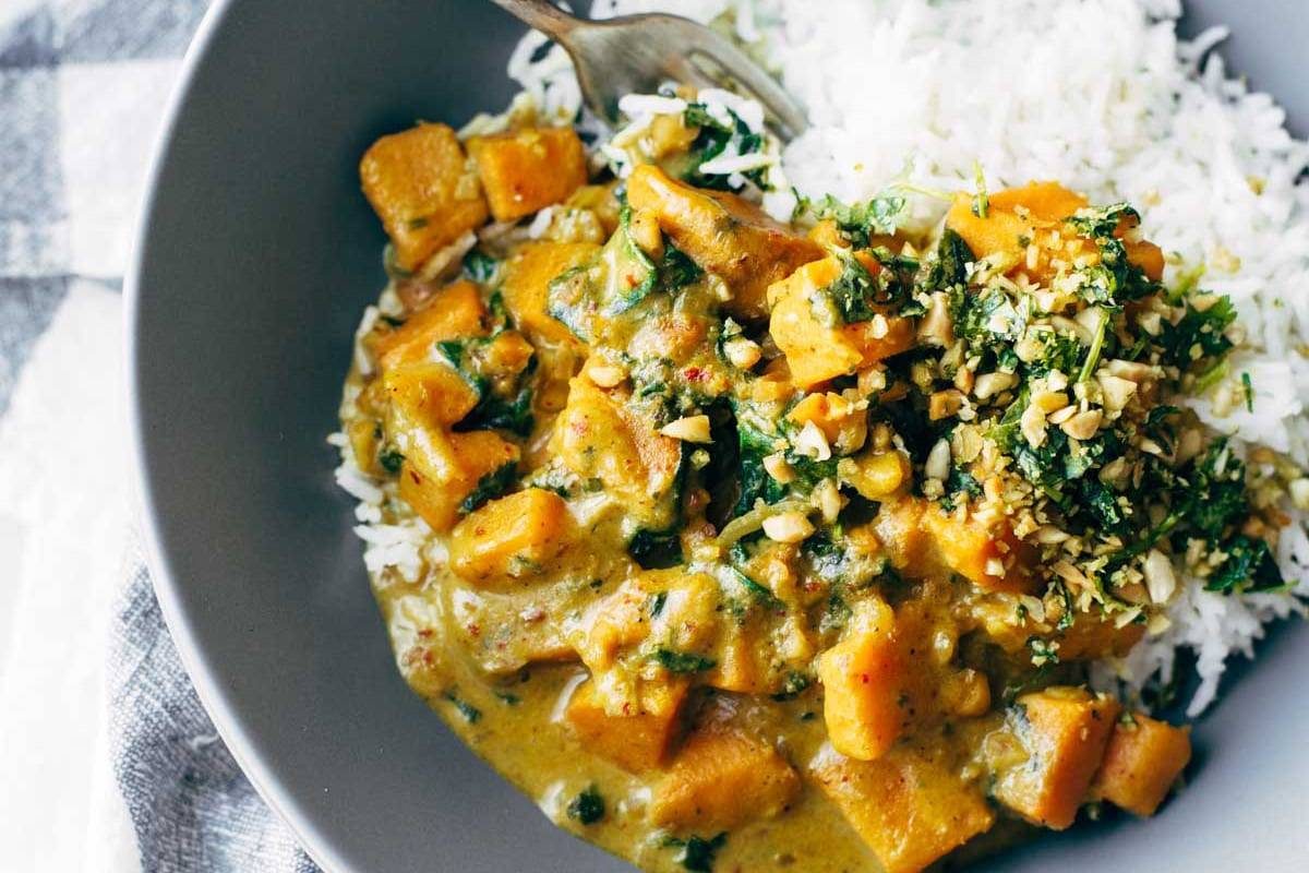 Sweet Potato Curry | pinchofyum.com