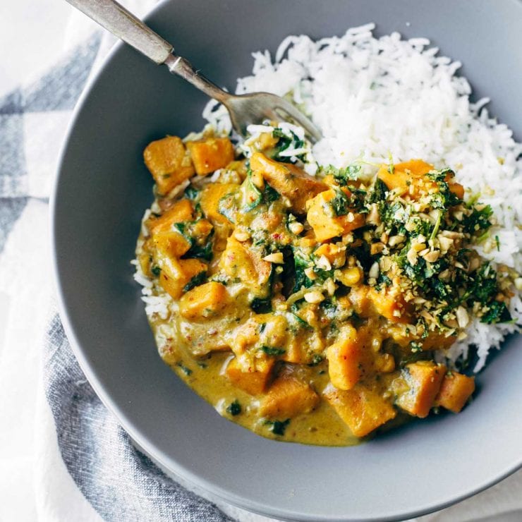 Creamy Thai Sweet Potato Curry Recipe Pinch of Yum