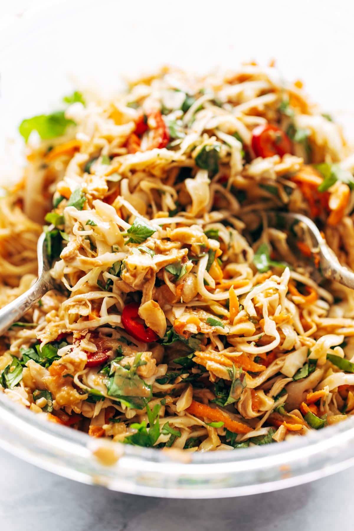 Viral Crunchy Thai Peanut Salad