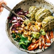 Winter Bliss Bowl with falafel.