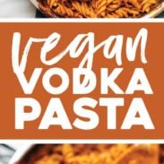 Vegan vodka pasta.