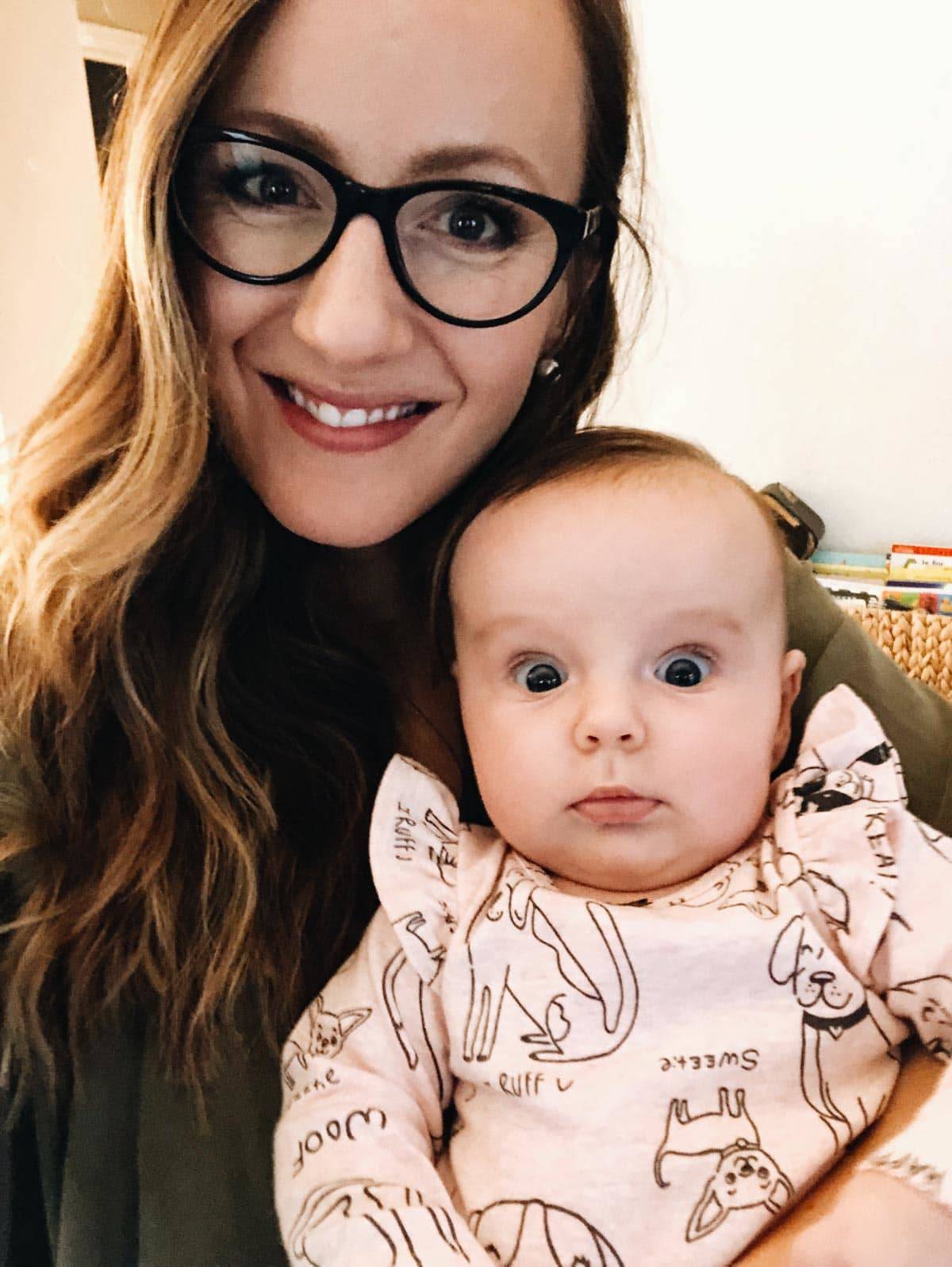 Lindsay and baby Solvi.