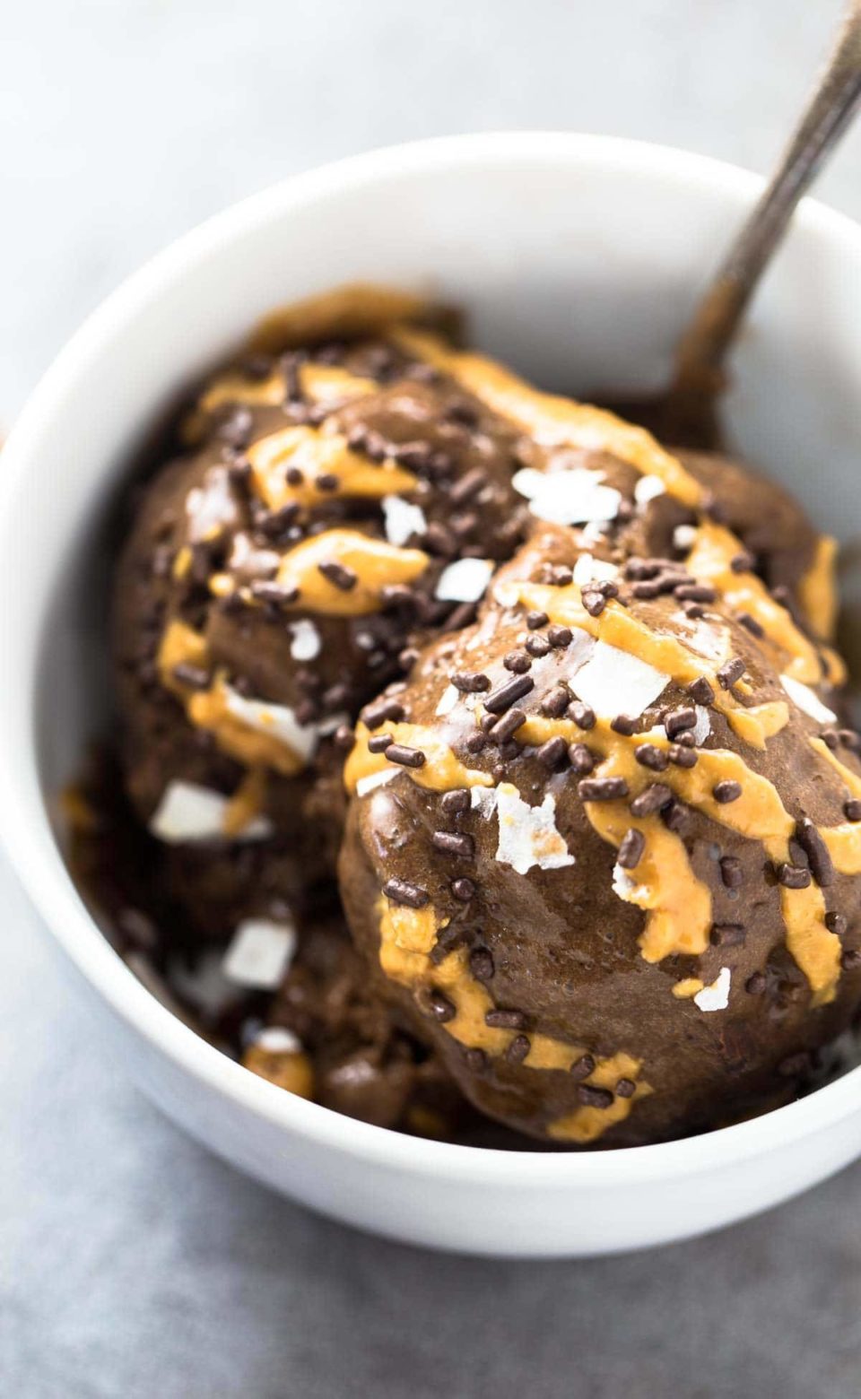 Chocolate Banana Naturally Sweet Ice Cream Recipe Pinch of Yum