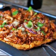 A picture of Light BBQ Chicken Pizza