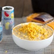 A picture of Super Easy Crockpot Broccoli Cheese Soup