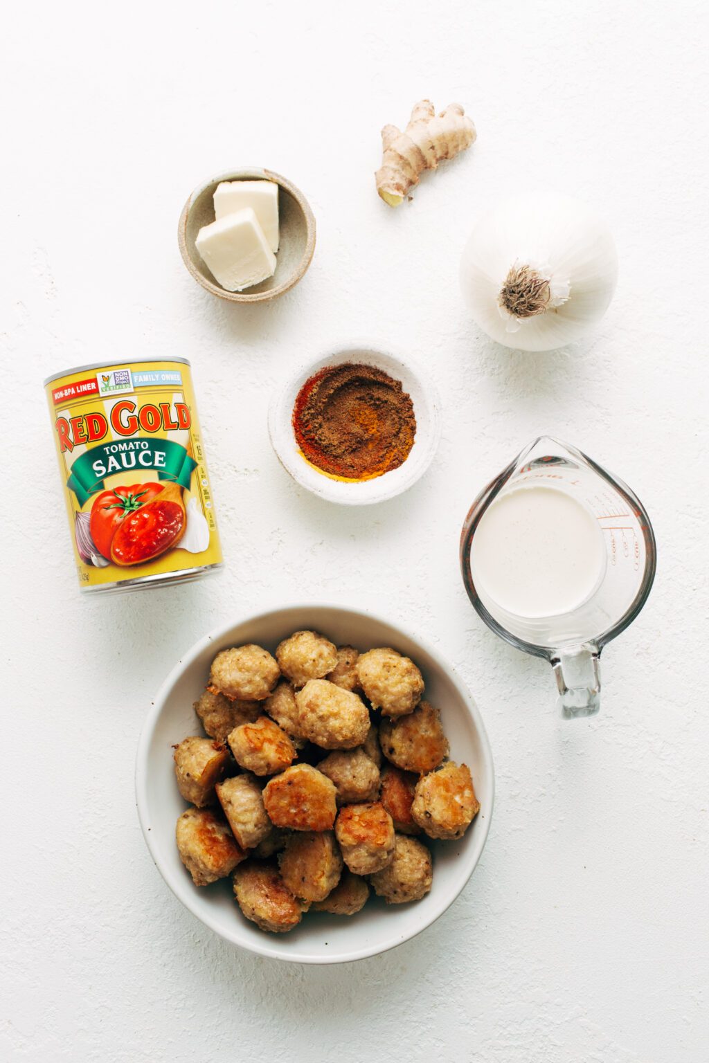 Butter Chicken Meatballs Recipe Pinch of Yum