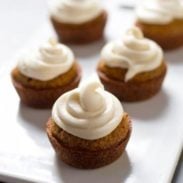 A picture of The Best Carrot Cake Cupcakes with Cream Cheese Frosting