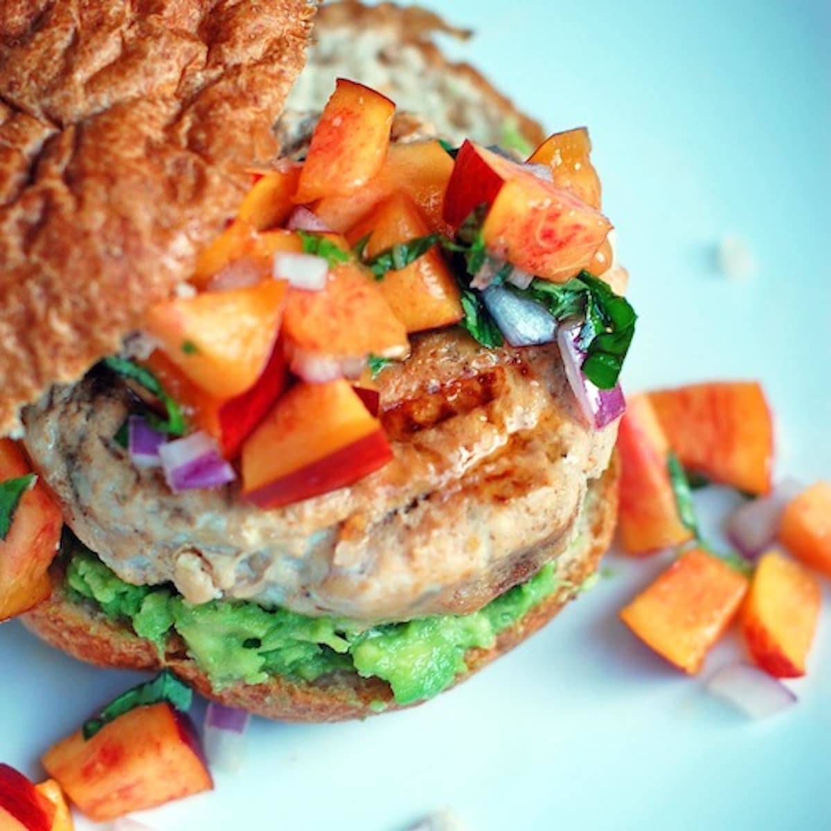 Jalapeño Popper Burgers with ground turkey - Braes Bites