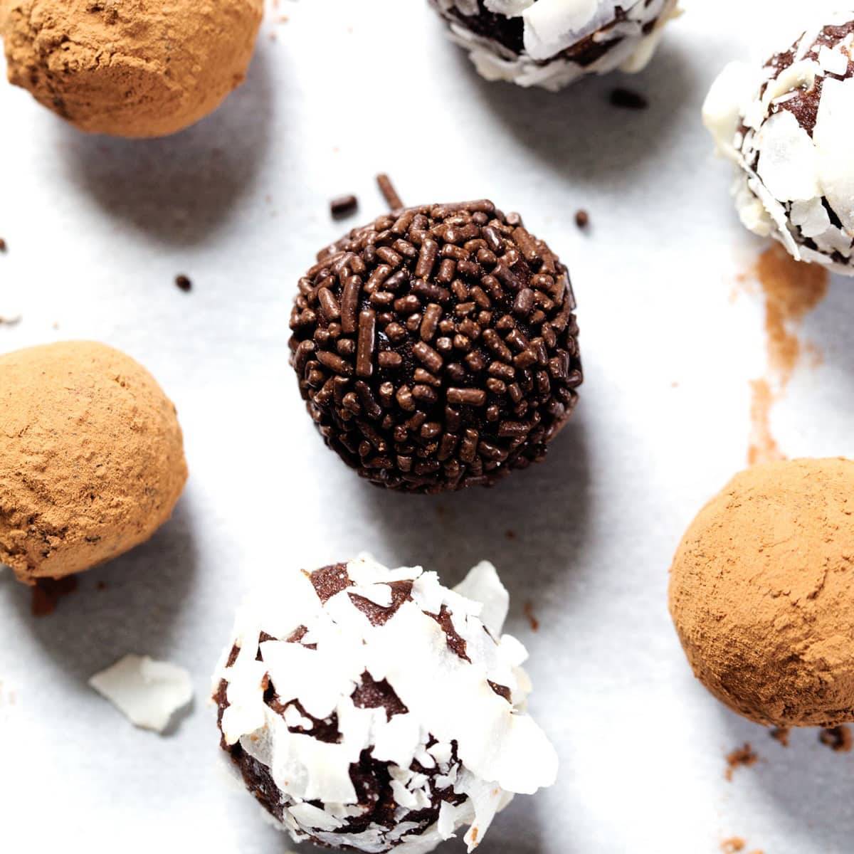 Boozy chocolate truffles give holiday treats a much-needed kick