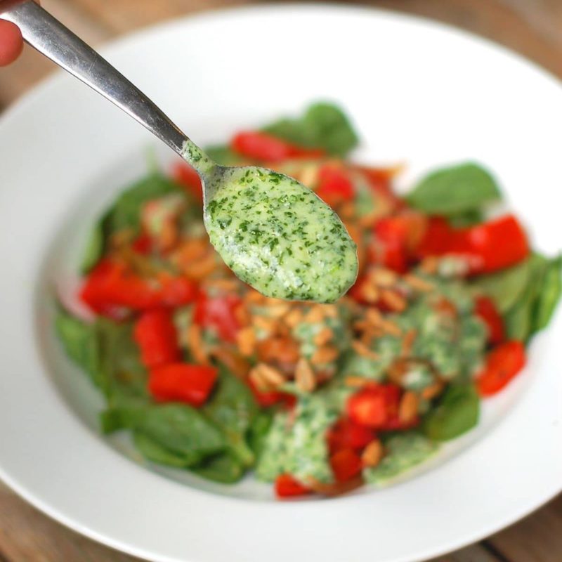 Creamy Cilantro Dressing Recipe Pinch of Yum