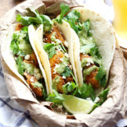Crispy Fish Tacos with Jalapeño Sauce