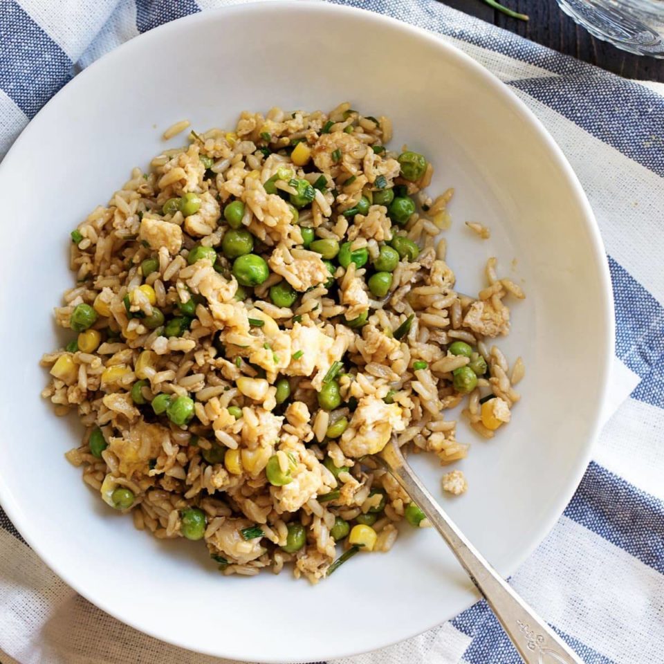 The Best 10 Minute Veggie Fried Rice Recipe - Pinch of Yum