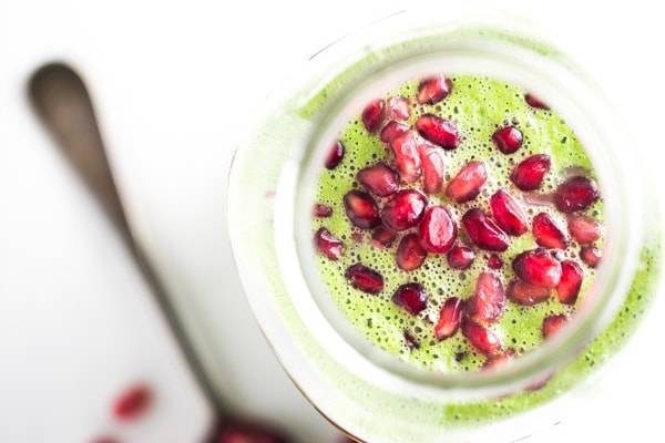 Holiday Detox Green Apple Smoothie.