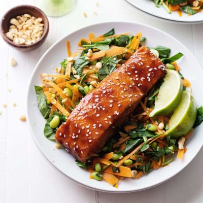 Simple Hoisin Glazed Salmon Recipe - Pinch of Yum