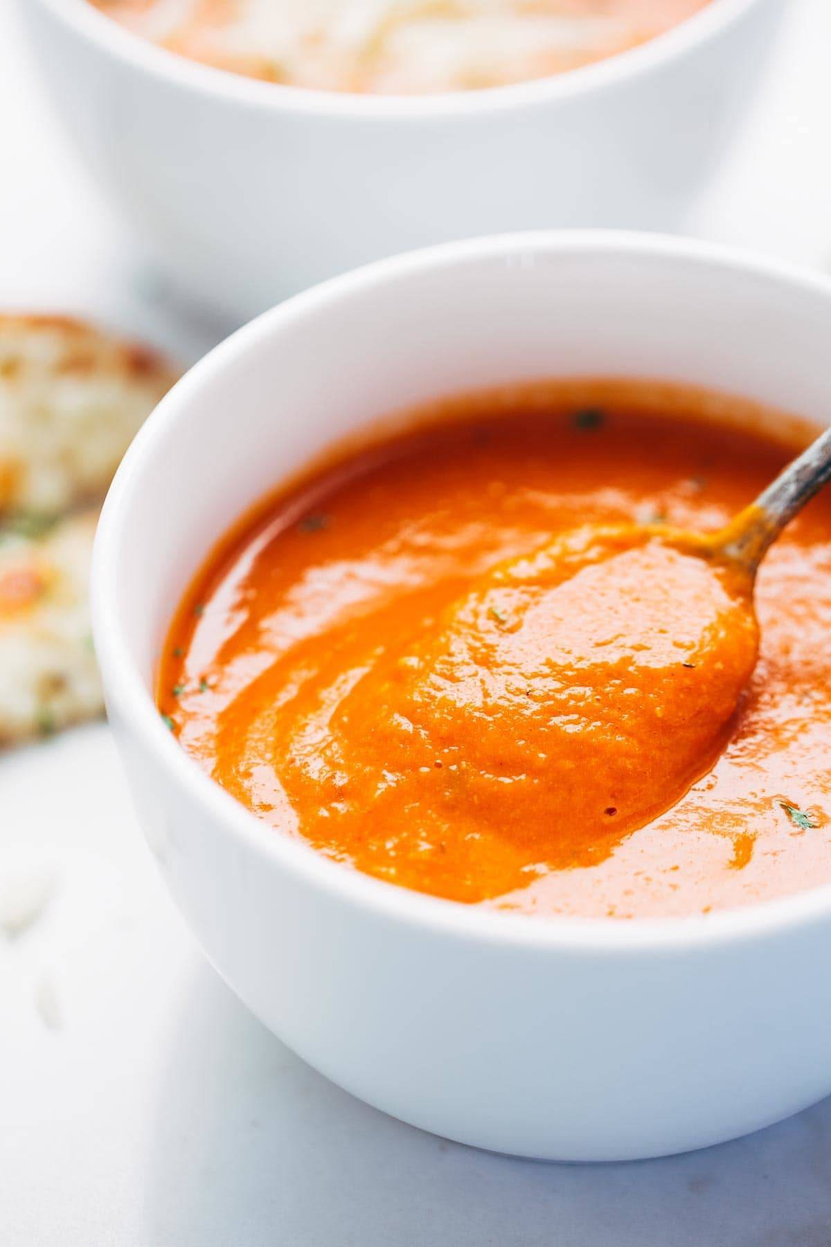 Simple Homemade Tomato Soup Recipe - Pinch of Yum