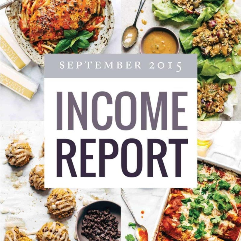 Traffic and Income Report from pinchofyum.com