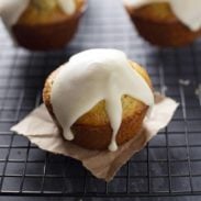 A picture of Lemon Muffins with Chia Seeds and Honey Glaze