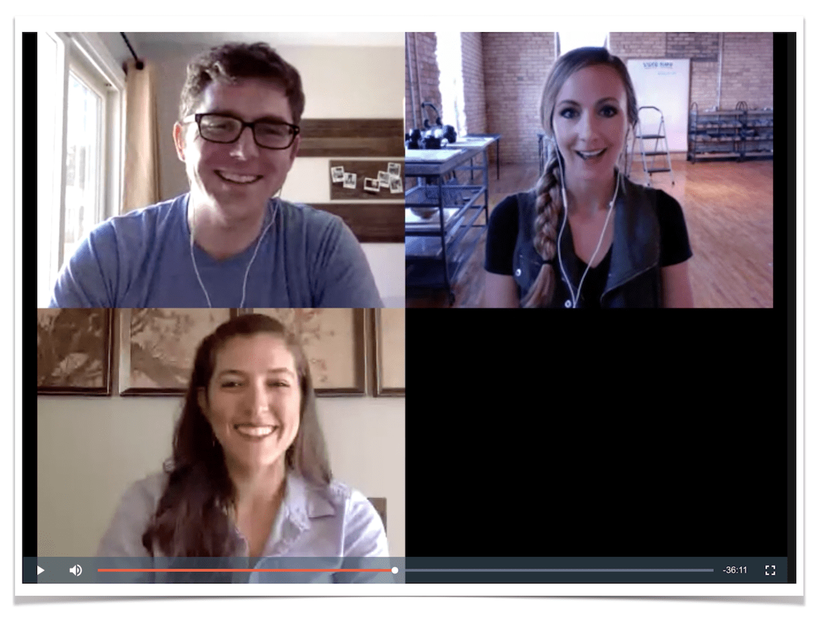 Live video still shot.