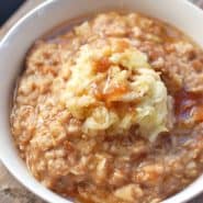 Brown Sugar Apple Bran Oatmeal