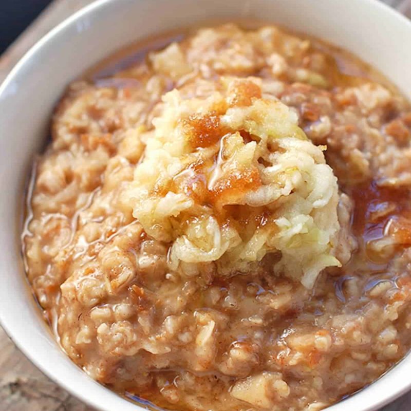 A picture of Brown Sugar Apple Bran Oatmeal