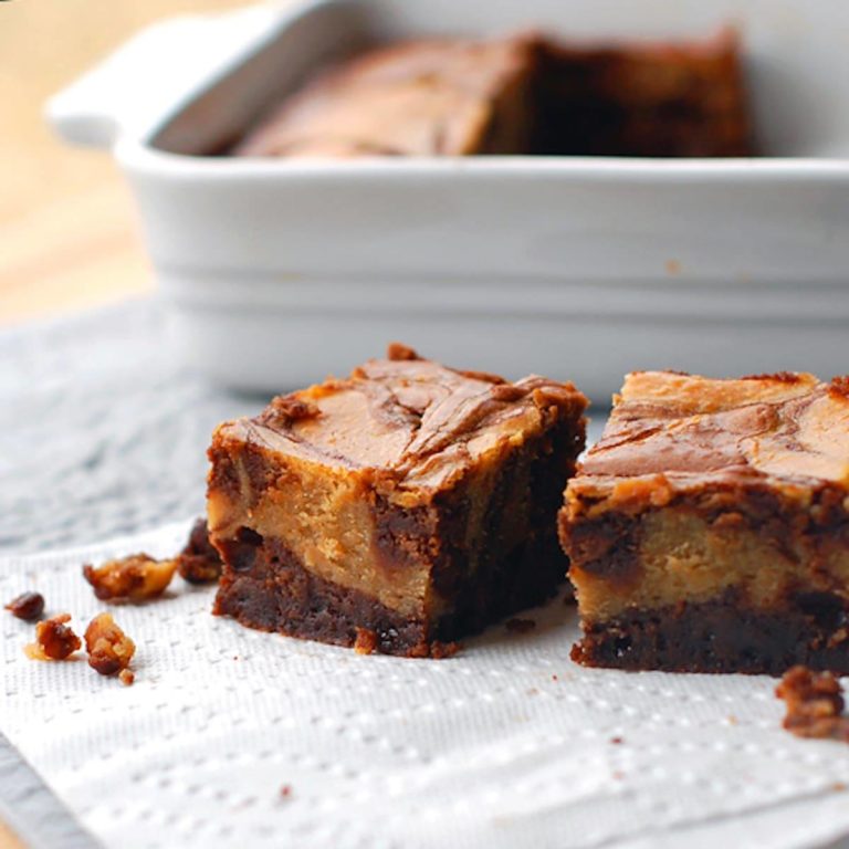 Peanut Butter Cheesecake Brownies Recipe Pinch Of Yum