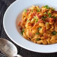 A picture of <span class="fn">Healthy Bacon & Pumpkin Pasta
