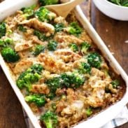 A picture of Creamy Chicken Quinoa and Broccoli Casserole