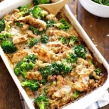 Creamy Chicken Quinoa and Broccoli Casserole