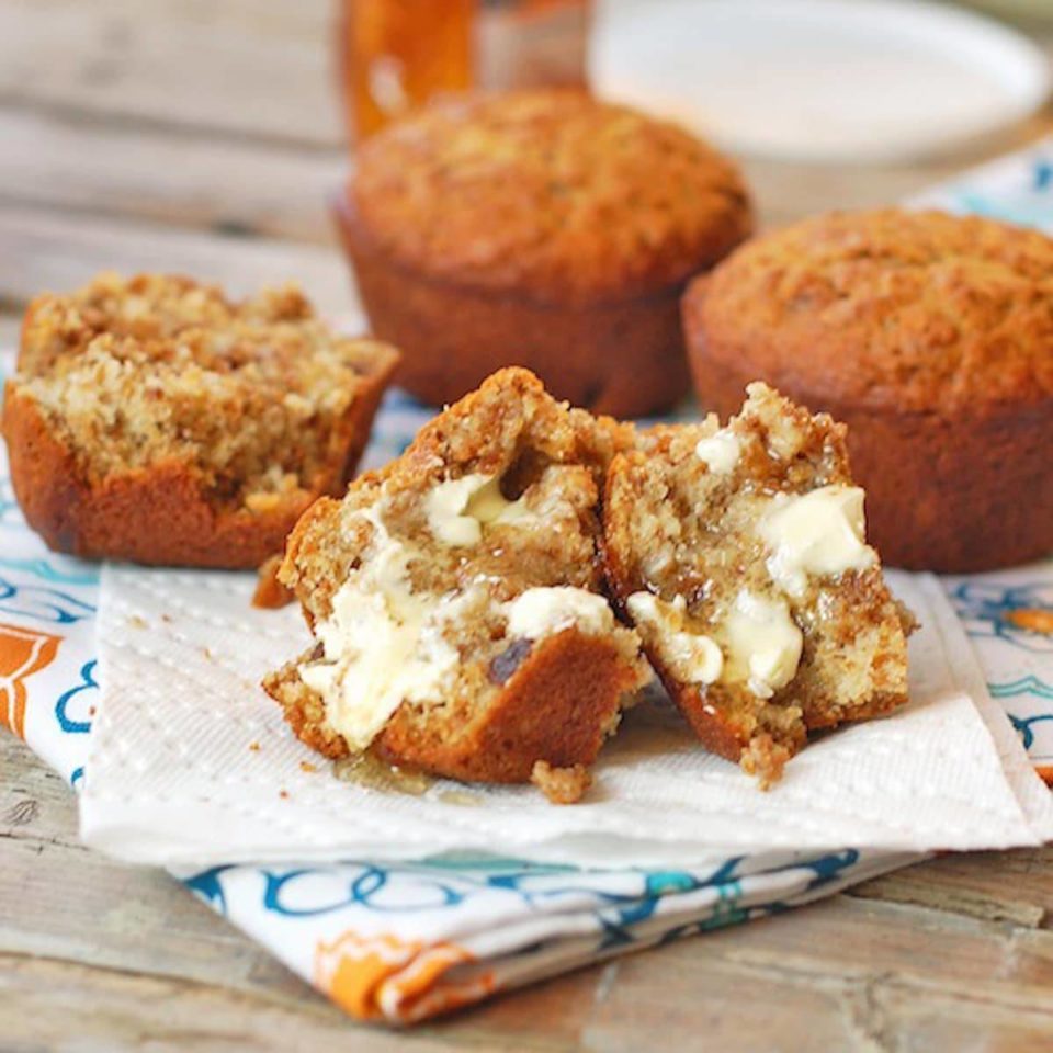 Raisin Bran Muffins Recipe - Pinch of Yum