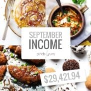 September Traffic and Income Report | pinchofyum.com