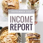 September Income Report - Updating an Old Blog Post | pinchofyum.com