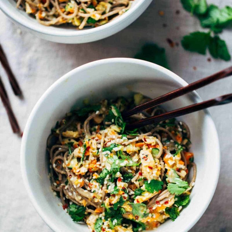 Chopped Chicken Sesame Noodles