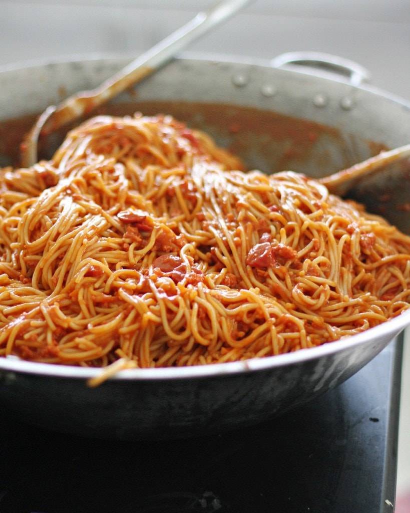 Crazy Spaghetti Dinner With Kitchen Utensils - Parties With A Cause