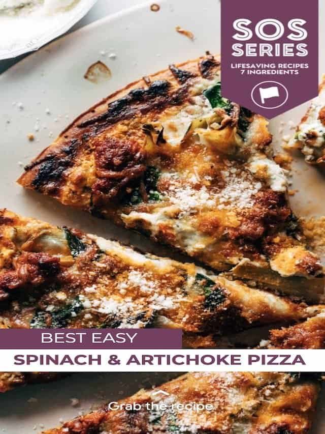 Best Easy Spinach & Artichoke Pizza