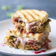 Loaded Turkey Panini for all your Thanksgiving leftovers