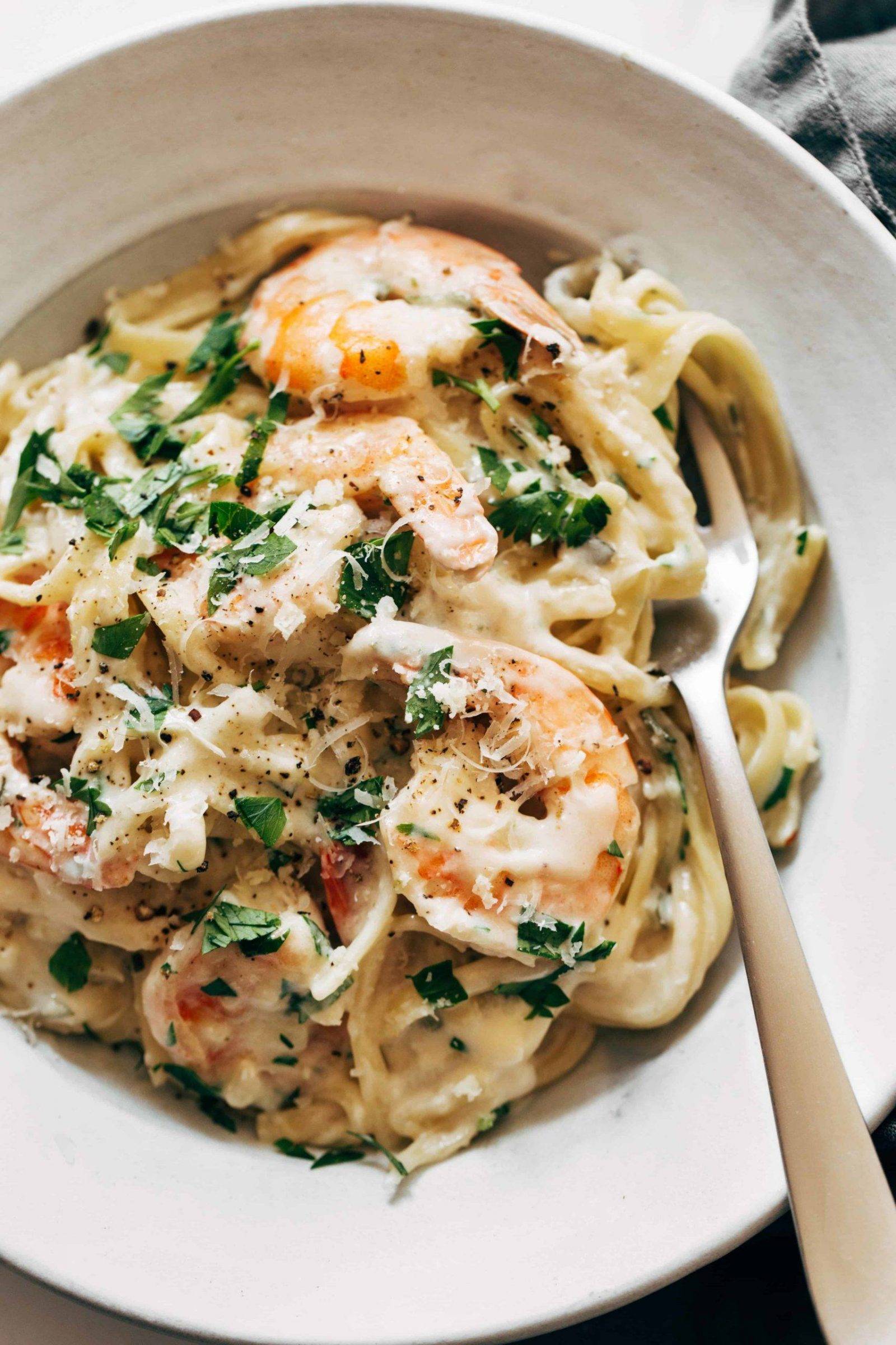 Tutustu 64+ imagen white wine shrimp pasta