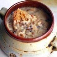 A picture of Chicken Bacon Wild Rice Soup