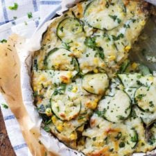 Sweet Corn and Zucchini Pie-image